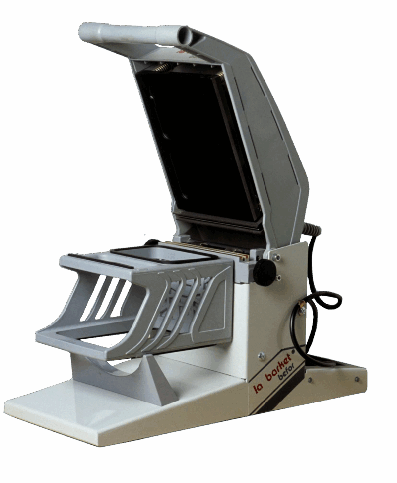 BP 40 E BP 40 E : Scelleuse de barquettes manuelle, nacelle 2 empreintes CLTP