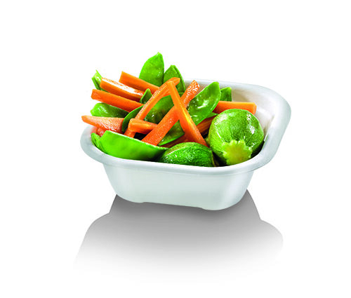 Bild 30431 Barquettes canne à sucre, biodégradables et compostables, four + micro-ondes.