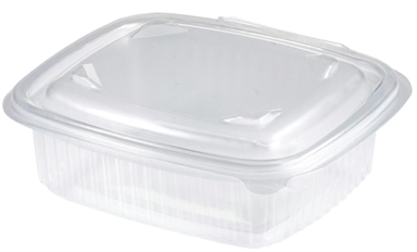 Barquettes couvercle à charnière, gamme chaude, PP, micro-ondes.