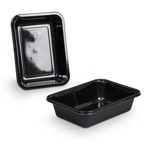 Barquettes CPET: passage au four (+220°C pendant 2h), barrière à l'oxygène (pour conditionnement MAP)