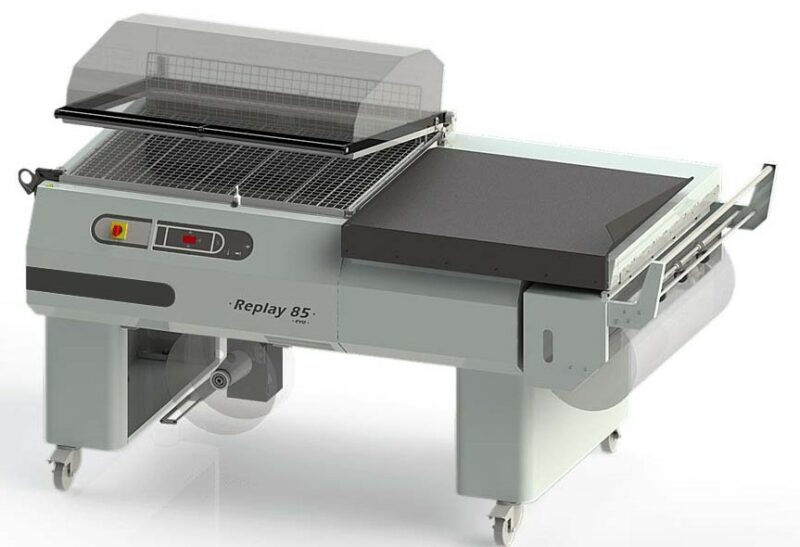 RP85 : Soudeuse à cloche pour film thermo rétractable, laize 800 mm