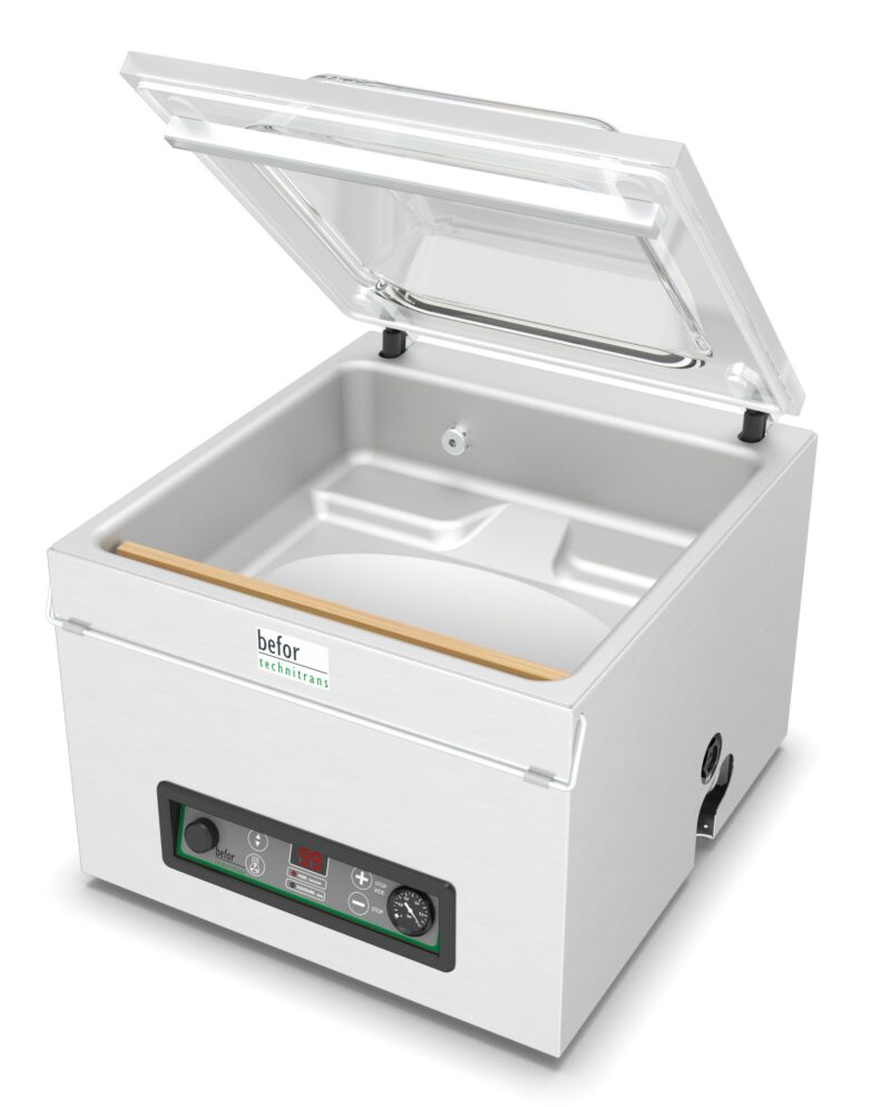 SVB 420 : Machine sous vide sur table 21 m3/h, soudure 420 mm