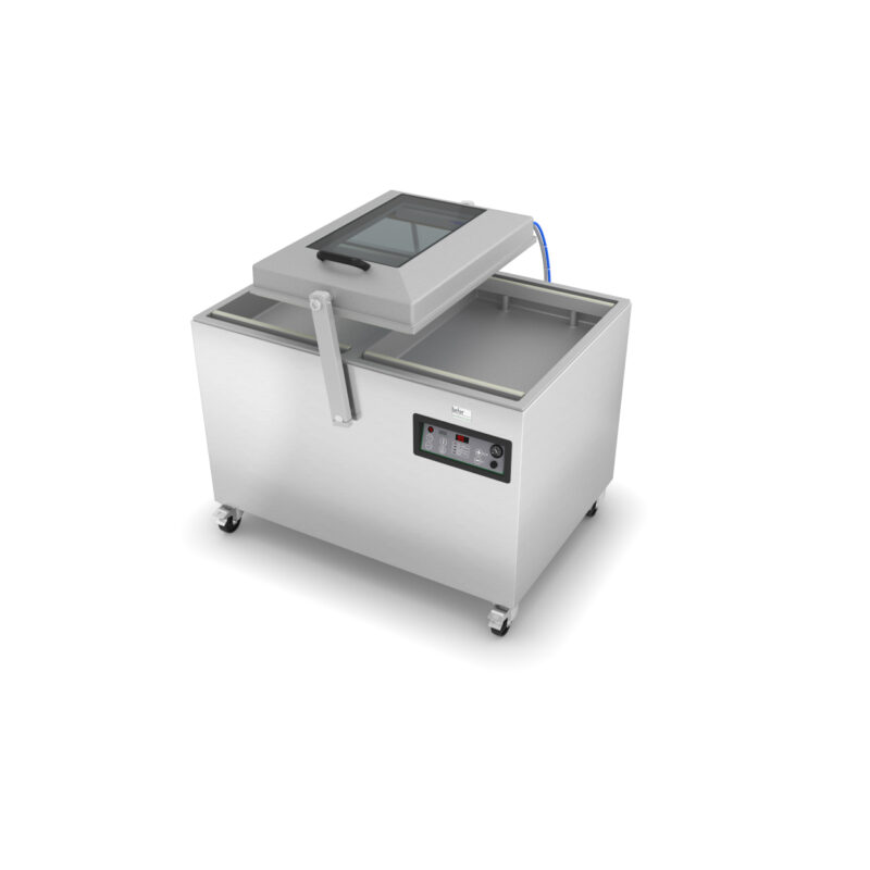SVF 2-700 : Machine sous vide double cloche 100m3/h,soudure 2x550 mm