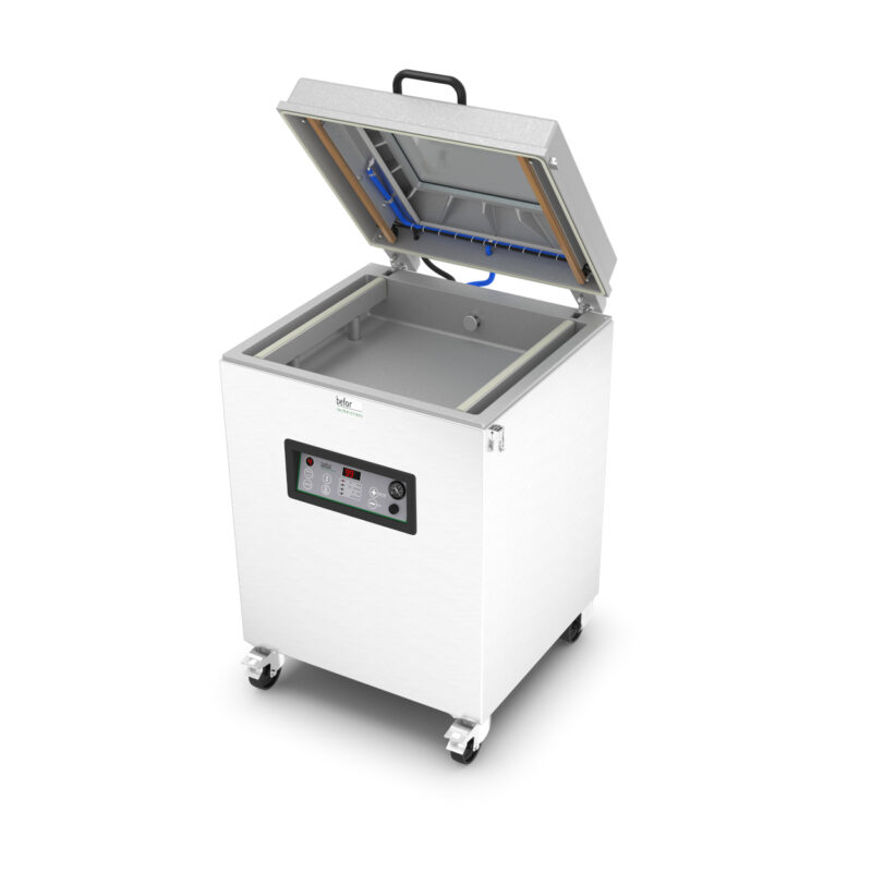 SVF 520 : Machine sous vide sur pied 63m3/h,soudure 2x520 mm