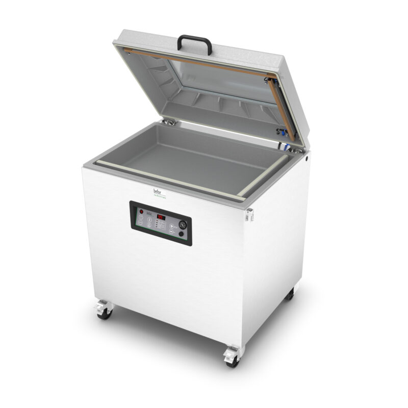SVF 800 : Machine sous vide sur pied 100m3/h,soudure 2x810 mm, ou 2x510 + 1x700
