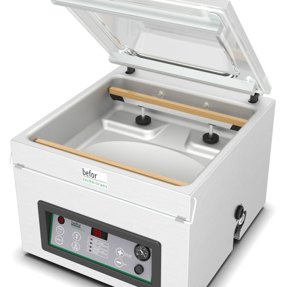 SVJ 420 XL DUO : Machine sous vide sur table 16 m3/h, soudure 2x420 mm