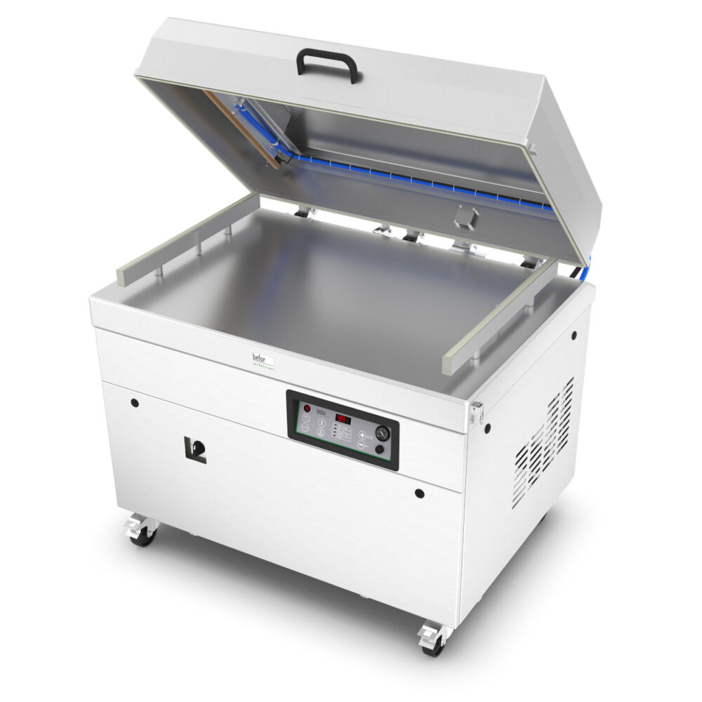 SVP 1100 : Machine sous vide sur pied 100m3/h,soudure 2x1100 mm