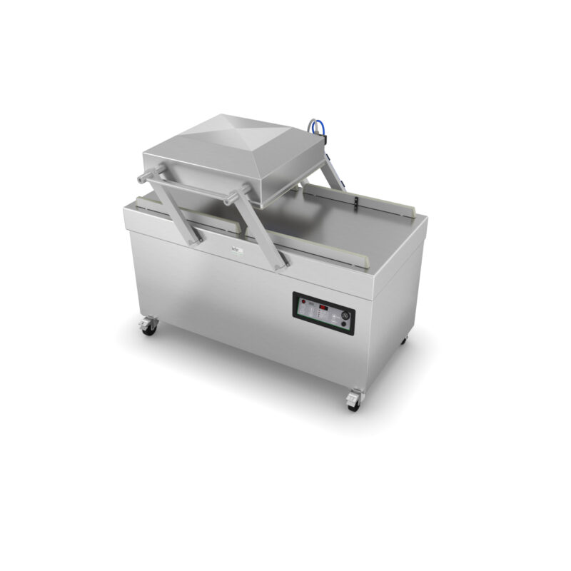 SVP 2-500 : Machine sous vide double cloche 100m3/h, soudure 2x620 mm