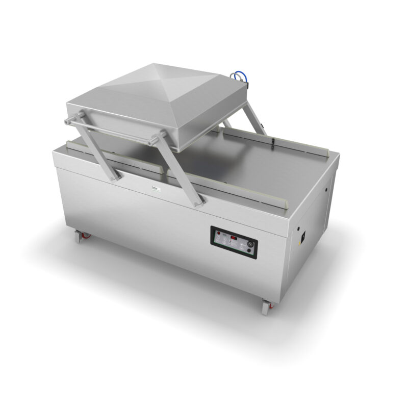 SVP 2-850 SVP 2-850 : Machine sous vide double cloche 300m3/h, soudure 2x840 mm