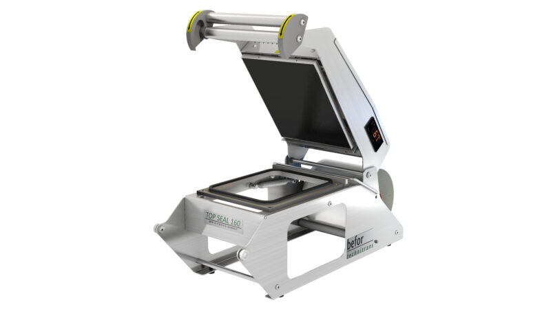 TOPSEAL 160 TOPSEAL 160 : Scelleuse de barquettes manuelle inox avec verrouillage TOPSEAL, format max 227x177 mm