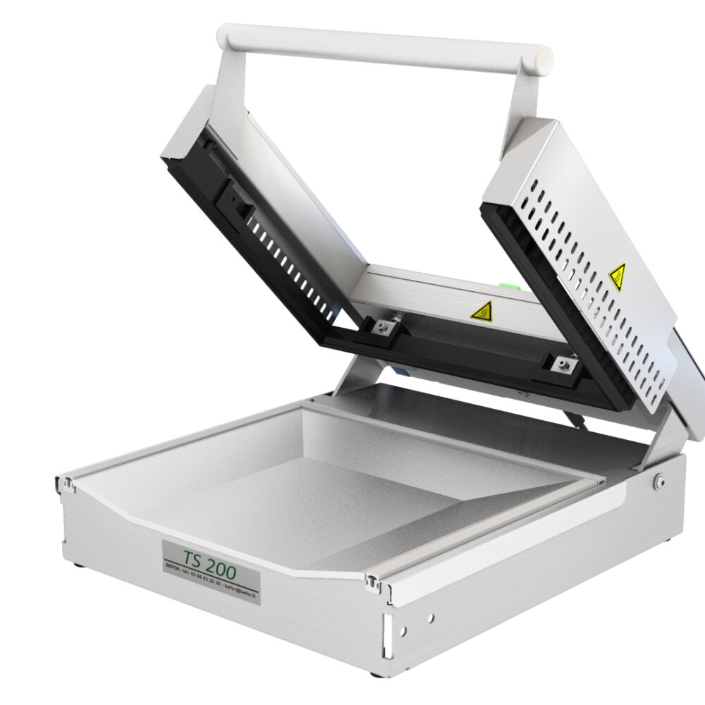 TS 200 : Thermosoudeuse de papier inox, laize 350 mm