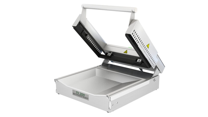 TS 200 : Thermosoudeuse de papier inox, laize 350 mm