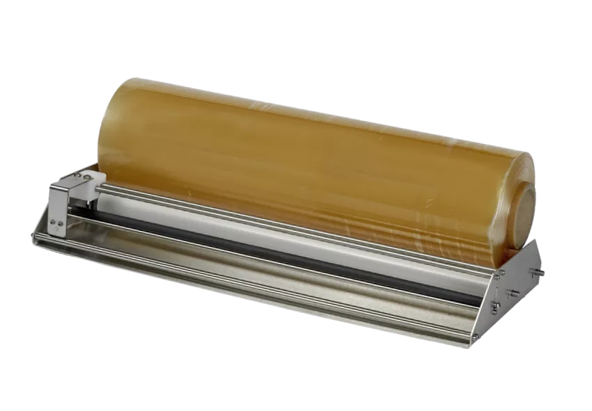 CF600_DEROULEUR_FILM_ETIRABLE CF 600 : Dérouleur de film étirable avec coupe - laize 600 mm