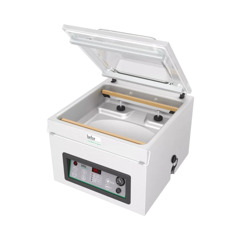 SVJ 420 DUO : Machine sous vide sur table 16 m3/h, soudure 2x420 mm