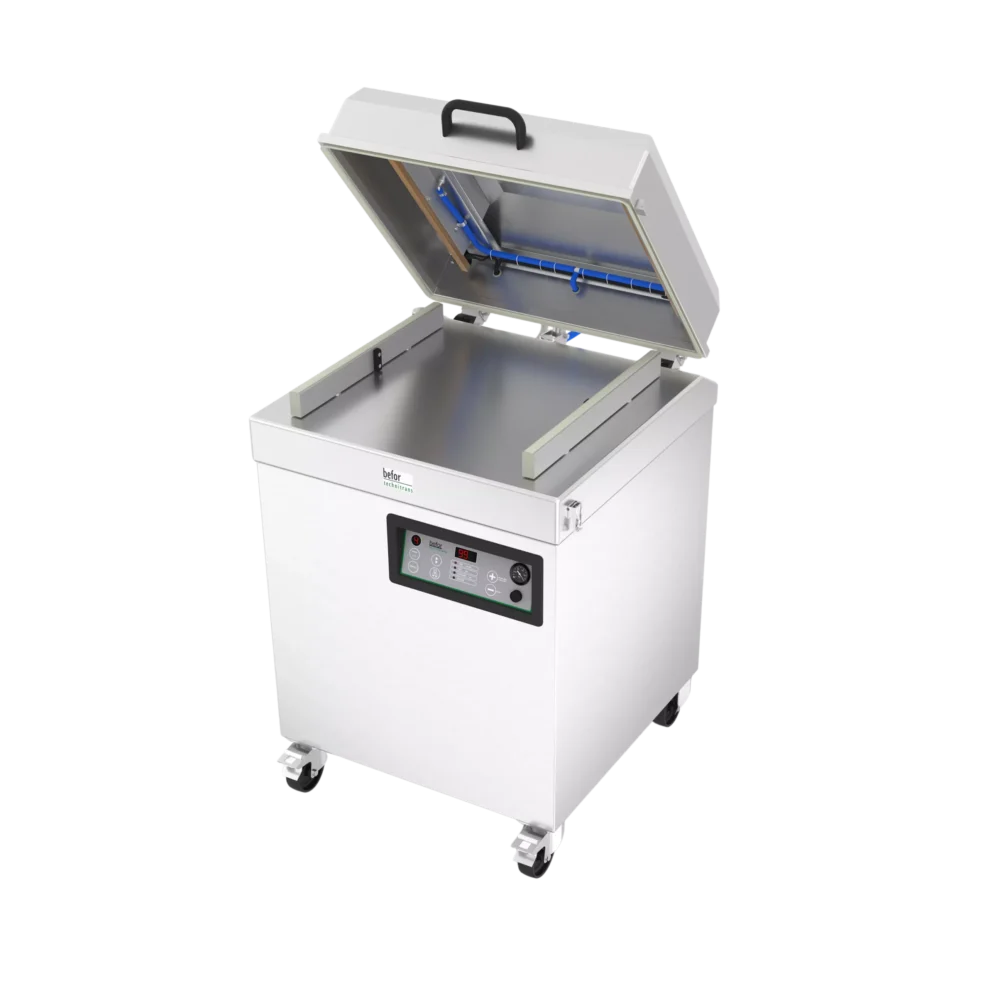 SVP 520 : Machine sous vide sur pied 63m3/h,soudure 2x520 mm