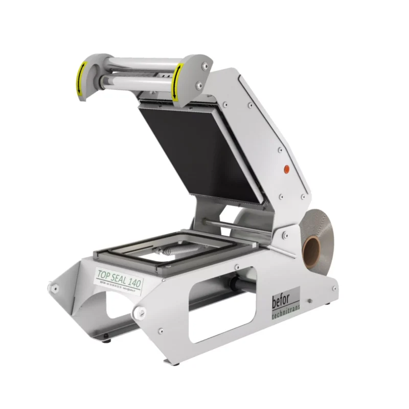 TOPSEAL 140 : Scelleuse de barquettes manuelle inox avec verrouillage TOPSEAL, 2 empreintes CLTP