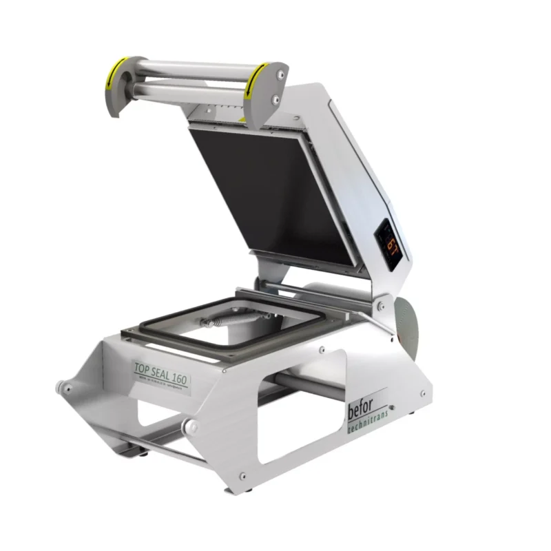 TOPSEAL 160 : Scelleuse de barquettes manuelle inox avec verrouillage TOPSEAL, format max 227x177 mm
