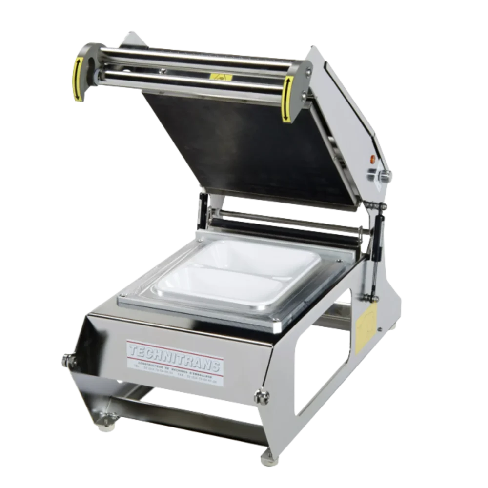 TOPSEAL 180 : Scelleuse de barquettes manuelle inox avec verrouillage TOPSEAL, format max 270x210 mm